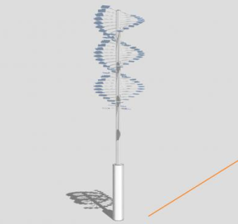 景区街道路灯街灯SU模型下载_sketchup草图大师SKP模型