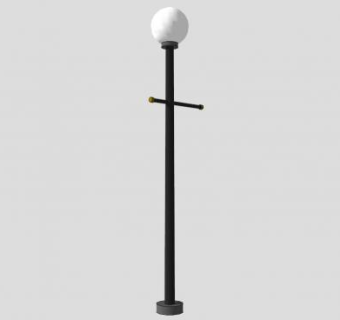 商业街简欧路灯SU模型下载_sketchup草图大师SKP模型