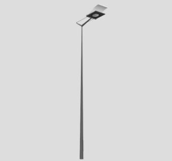 人民公园路灯街灯SU模型下载_sketchup草图大师SKP模型