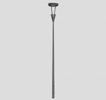 简欧景观景区路灯SU模型下载_sketchup草图大师SKP模型