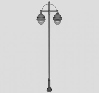 简欧商业街街灯SU模型下载_sketchup草图大师SKP模型