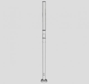 简约风格商业街街灯灯柱SU模型下载_sketchup草图大师SKP模型