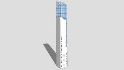 现代景观街灯灯柱SU模型下载_sketchup草图大师SKP模型