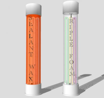 彩色灯柱景观小品SU模型下载_sketchup草图大师SKP模型