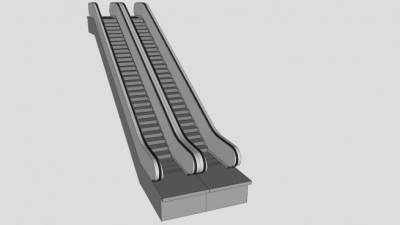 自动扶手电梯SU模型下载_sketchup草图大师SKP模型