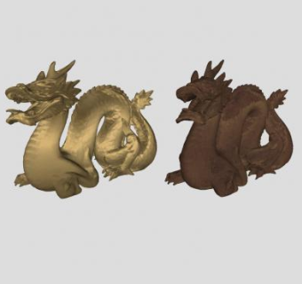 中国龙雕塑SU模型下载_sketchup草图大师SKP模型