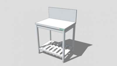 不锈钢浴室柜SU模型下载_sketchup草图大师SKP模型