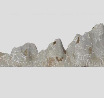 中式水景石头SU模型下载_sketchup草图大师SKP模型