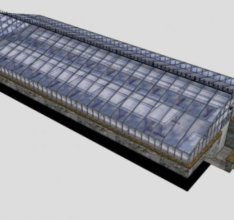 蔬菜大棚设计SU模型下载_sketchup草图大师SKP模型