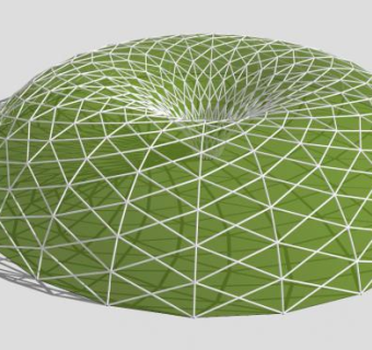 绿色网状蔬菜大棚SU模型下载_sketchup草图大师SKP模型