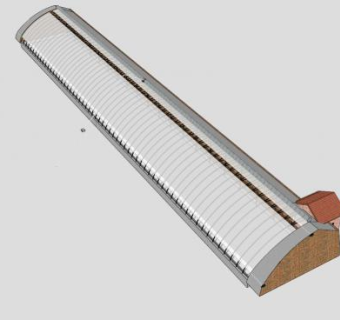 农业蔬菜大棚SU模型下载_sketchup草图大师SKP模型