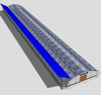 现代化农业温室大棚SU模型下载_sketchup草图大师SKP模型
