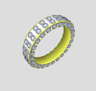 结婚戒指SU模型下载_sketchup草图大师SKP模型