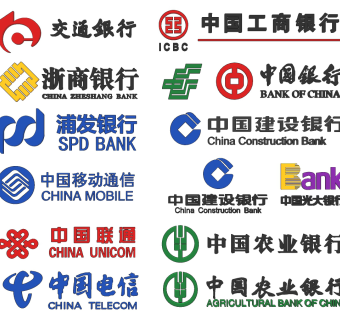 现代银行标志商标su草图模型下载