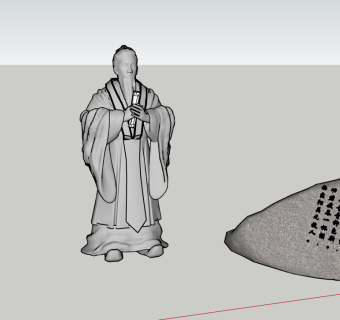 现代景观小品su草图模型下载