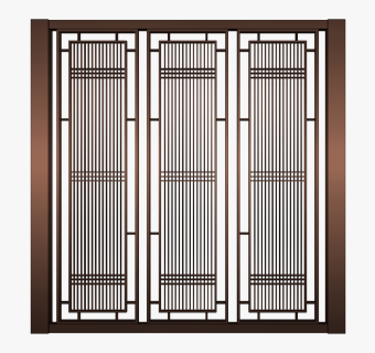 新中式屏风隔断su草图模型下载
