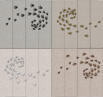 新中式燕子墙饰挂件挂饰床头背景