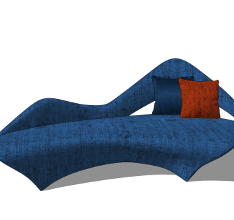 现代异形沙发,su草图模型下载