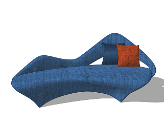 现代异形沙发,su草图模型下载