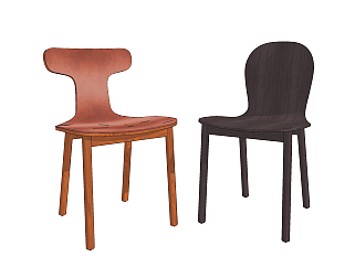 cappellini 现代单椅su草图模型下载