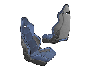现代汽车<em>座位</em>,汽车座椅su草图模型下载