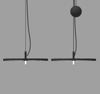 现代吊灯su草图模型下载