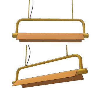 现代吊灯su草图模型下载