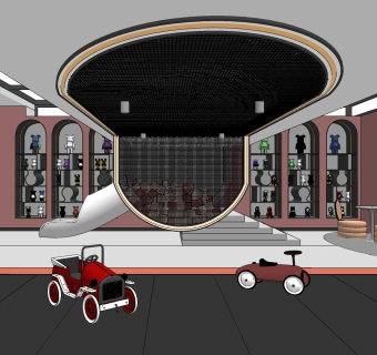 现代儿童活动区su草图模型下载