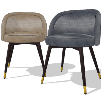 现代单椅,su草图模型下载