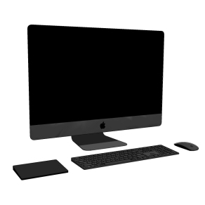 苹果imac pro,显示器su草图模型下载