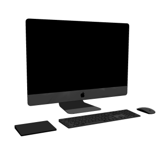 苹果imac pro,显示器su草图模型下载