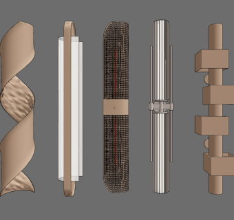 现代轻奢壁灯组合su草图模型下载
