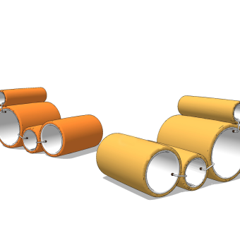 cappellini 现代躺椅,休闲椅su草图模型下载