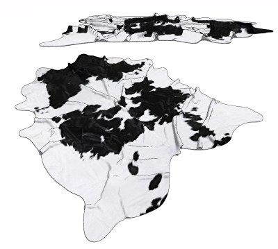 动物皮毛毛皮地毯su草图模型下载