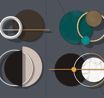 现代墙饰,挂件,su草图模型下载