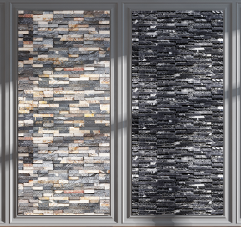 现代墙面,自然风砖石墙面, (1)su草图模型下载