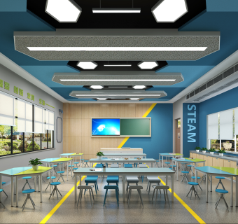 现代教室,su草图模型下载