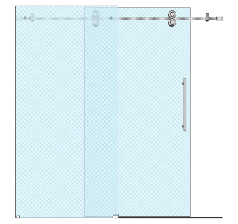 卫生间玻璃淋浴房隔断淋浴间 (8)su草图模型下载