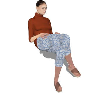 人物女人 (11)su草图模型下载