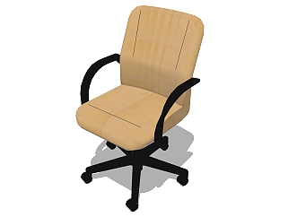 现代办公椅子 (16)su草图模型下载