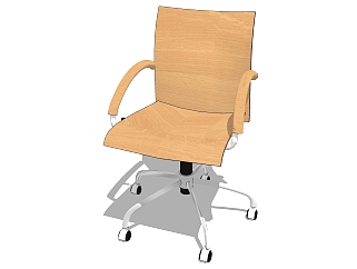 现代办公椅子 (21)su草图模型下载
