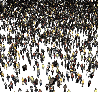 各种人物人群黑白剪影人物草图2d人物模型下载 (9)su草图模型下载