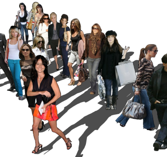 时尚美女人物2dsu草图模型下载