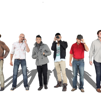 现代男人 (19)su草图模型下载