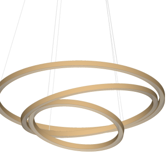 19现代北欧金属吊灯SketchUpsu草图模型下载