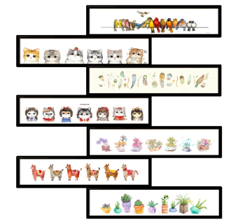 (16) 儿童横幅装饰画挂画su草图模型下载