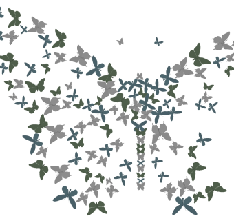 (7)蝴蝶造型墙饰摆件su草图模型下载