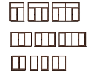 (34)现代建筑阳台窗户su草图模型下载