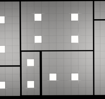 120现代天花吊顶 铝扣板矿棉吸音板吊顶 su草图模型下载