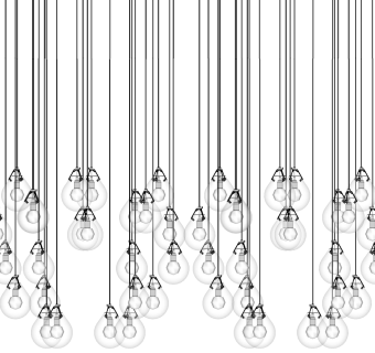 吊灯灯泡su草图模型下载